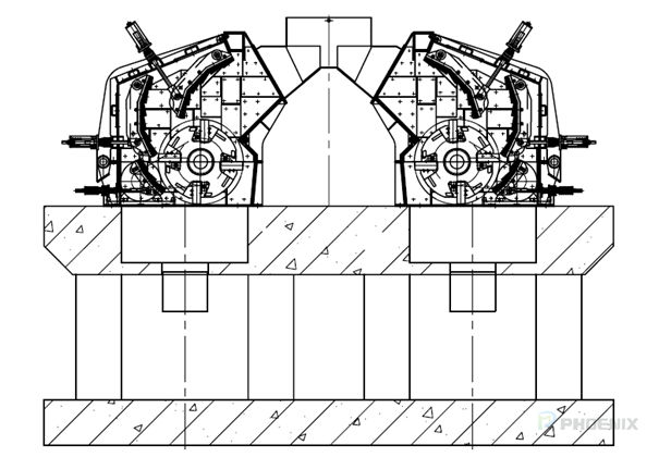 Installation diagram of impact crusher Installation diagram of impact crusher