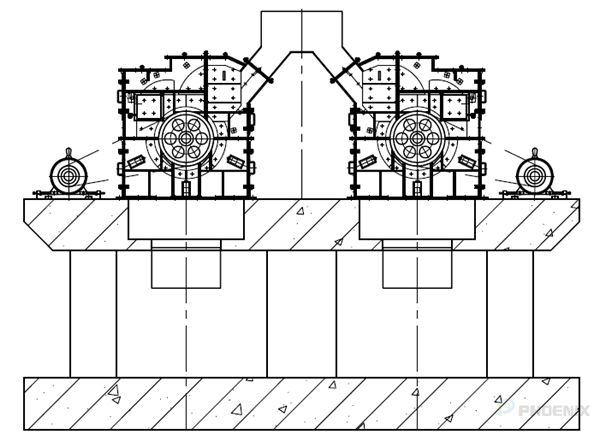 Installation diagram of fine crusher Installation diagram of fine crusher